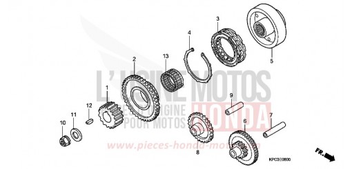 STARTING CLUTCH XL125V7 de 2007